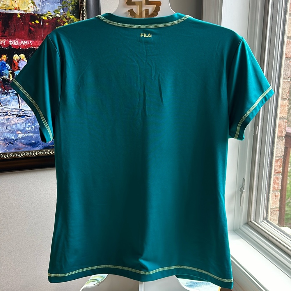 TWO for ONE Fila Sport Brand Activewear Workout Tops. Size LARGE. - Picture 3 of 8